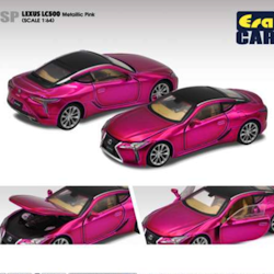 Skala 1/64 Lexus LC500, Metallic Pink fr ERA CAR