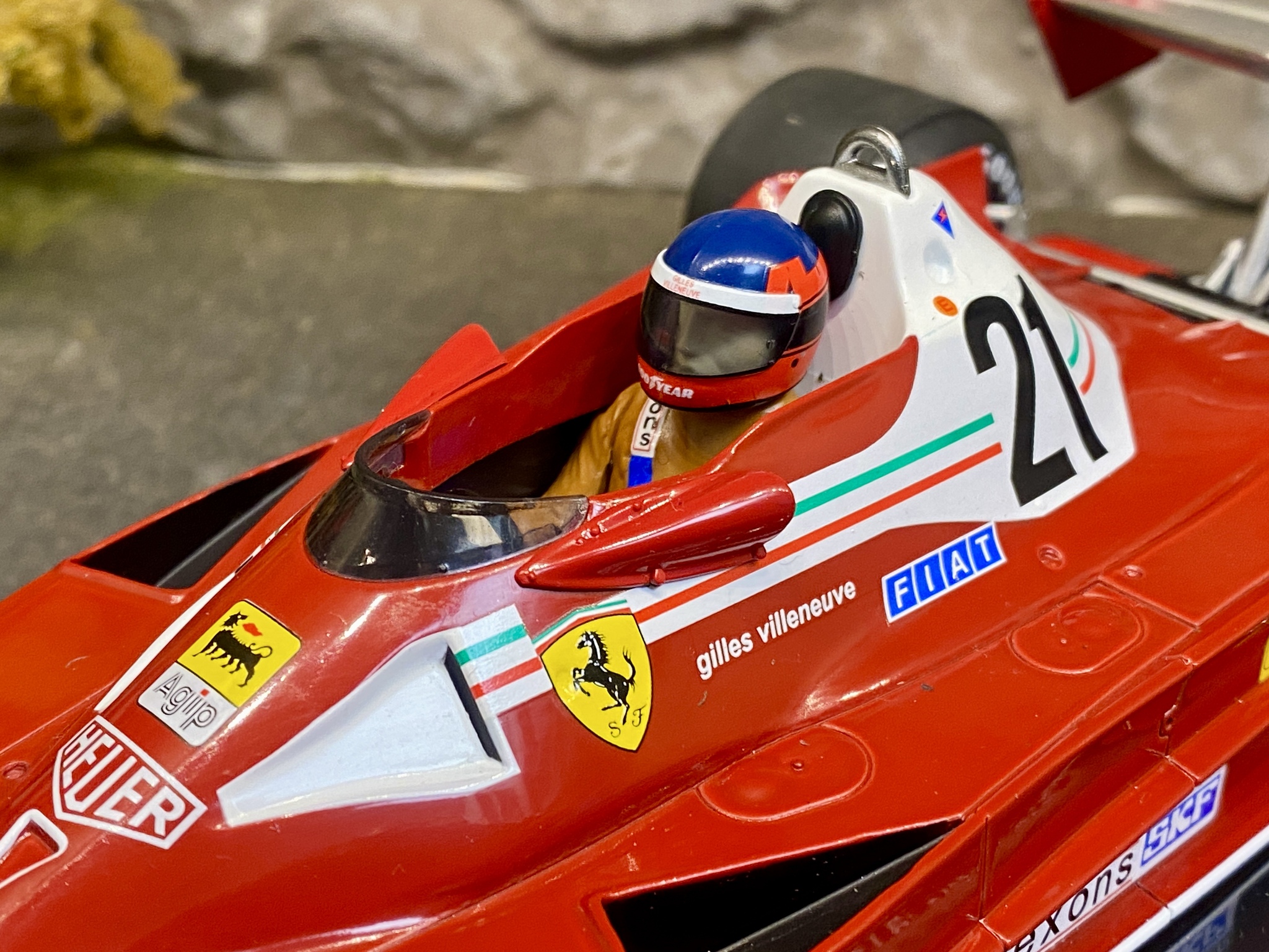 Skala 1/18 Ferrari 312 T2B #21 G Villeneuve Canadian GP 1977 fr MCG