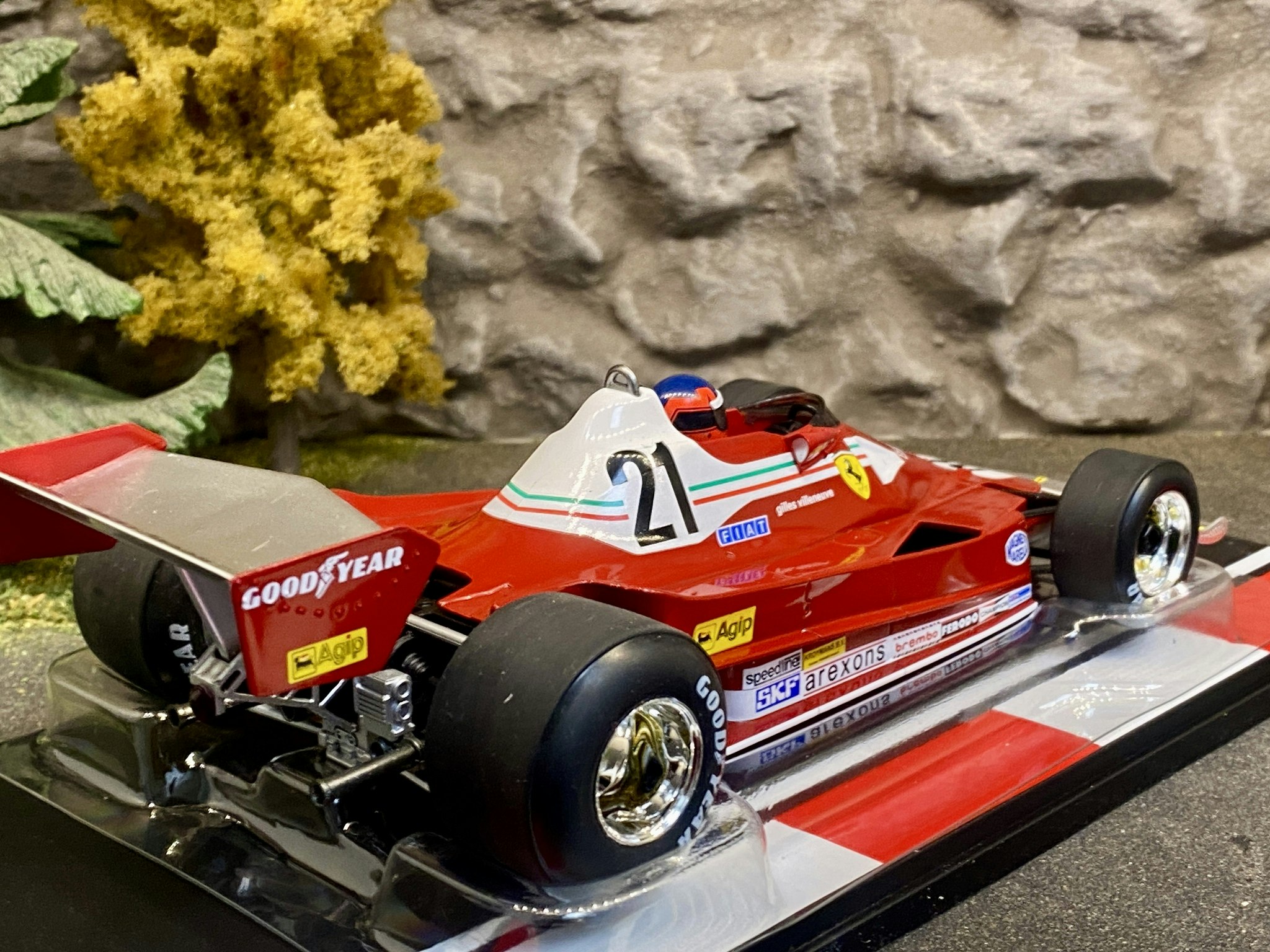 Skala 1/18 Ferrari 312 T2B #21 G Villeneuve Canadian GP 1977 fr MCG