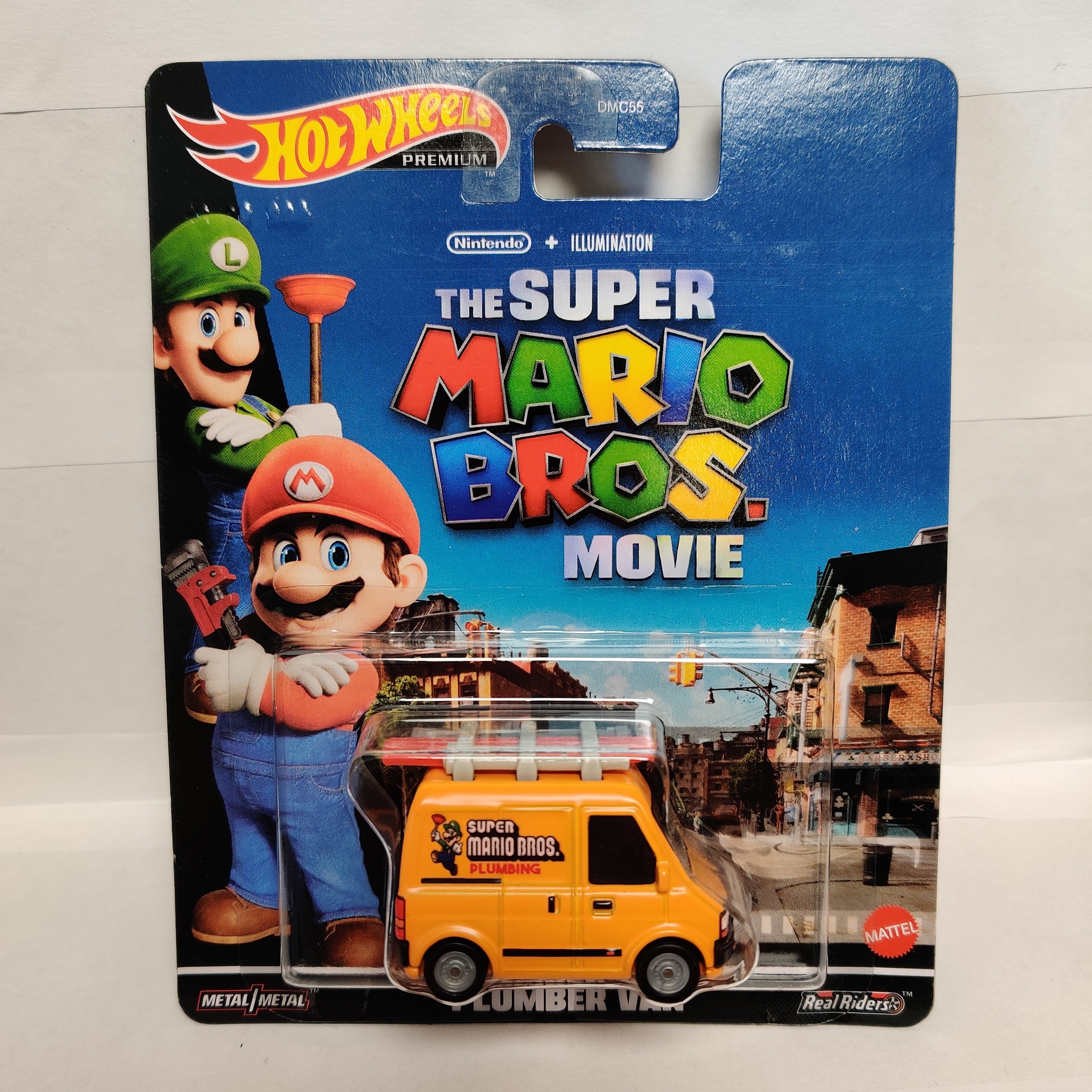 Skala 1/64 Hot Wheels PREMIUM, Plumber Van, Nintendo The Super Mario Bros