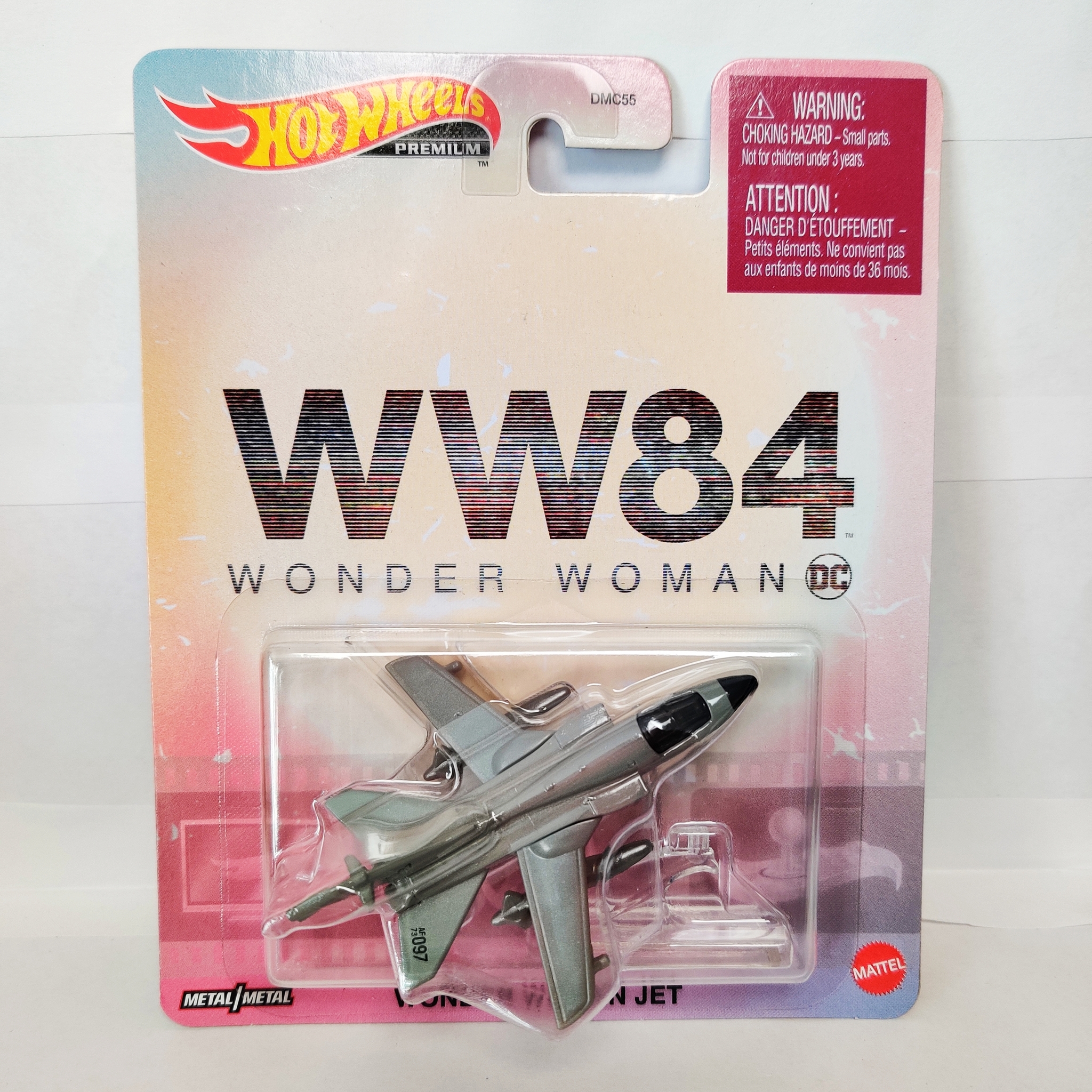 Skala 1/64 HOT WHEELS Premium - WW84 Wonder Woman Jet