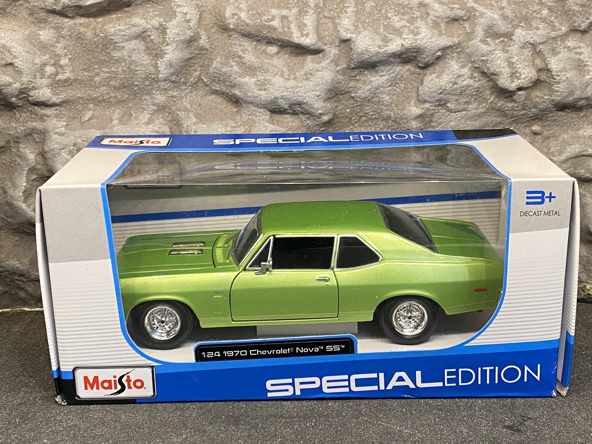 Skala 1/24: 1970 Chevrolet Nova SS, Light Green fr Maisto Special Edition