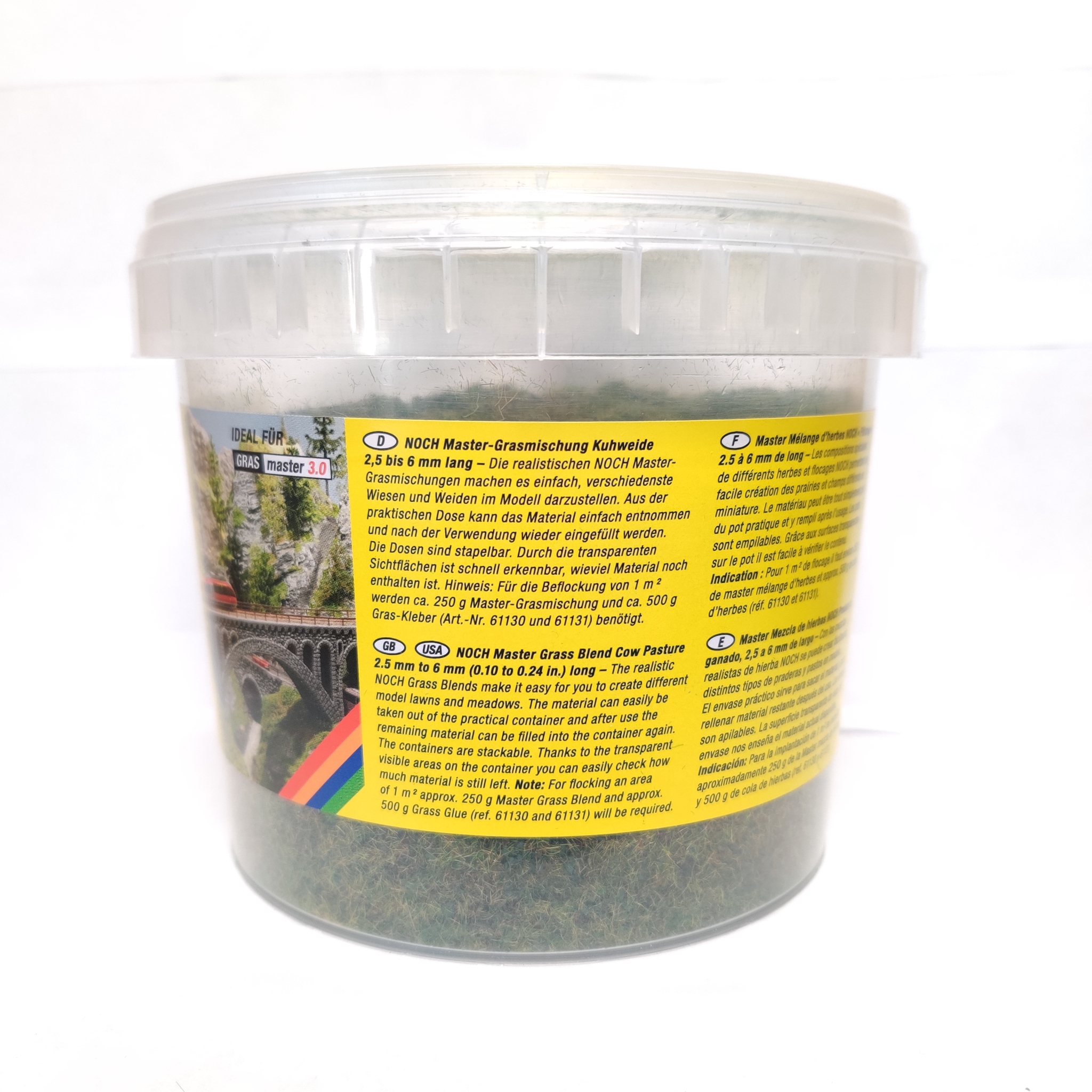 NOCH 07077 Realistiskt kobete äng gräs/Mater Grass Blend 100 gram