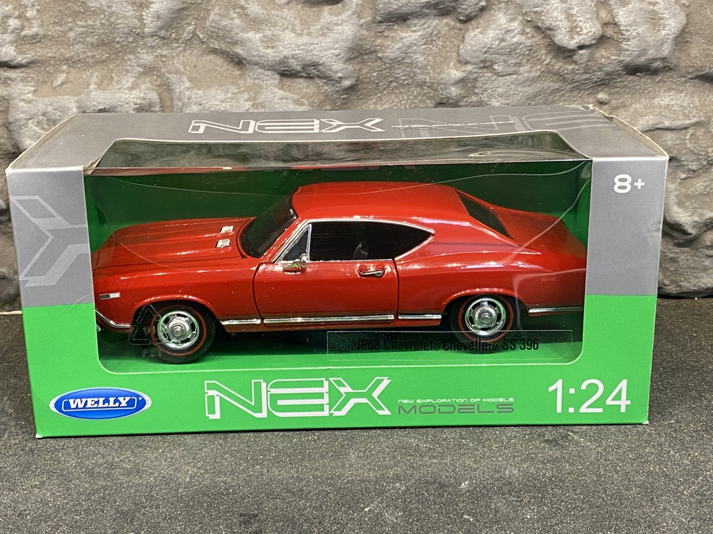Skala 1/24: Chevrolet Chevelle SS 396 1968' fr Welly Nex Models