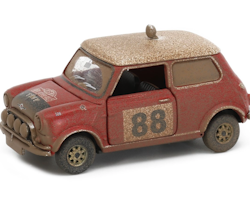 Skala 1/64 (1/50)- Mini Cooper Rally #88 Mud Weathered ATC65330 fr Tiny