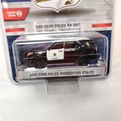 Skala 1/64 Ford Police Interceptor Utility 15' San Diego "Hot Pursuit" från Greenlight