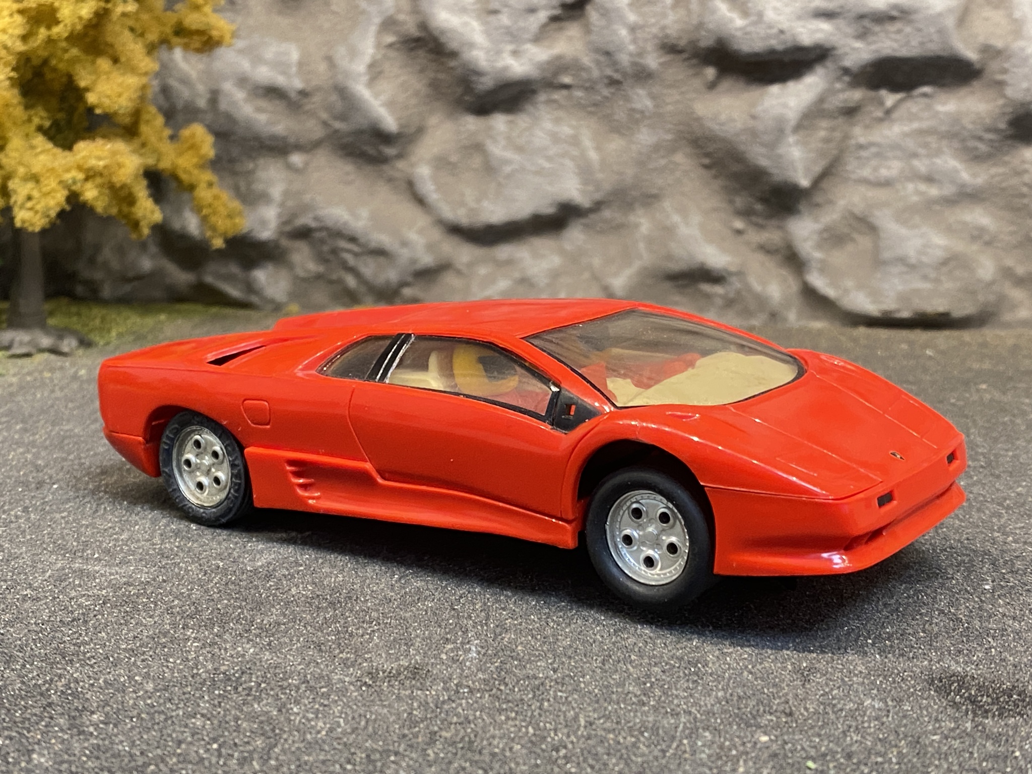 Skala 1/32 Begagnad/Used Analoge slotcar: Lamborghini Diablo, red fr Scalextric