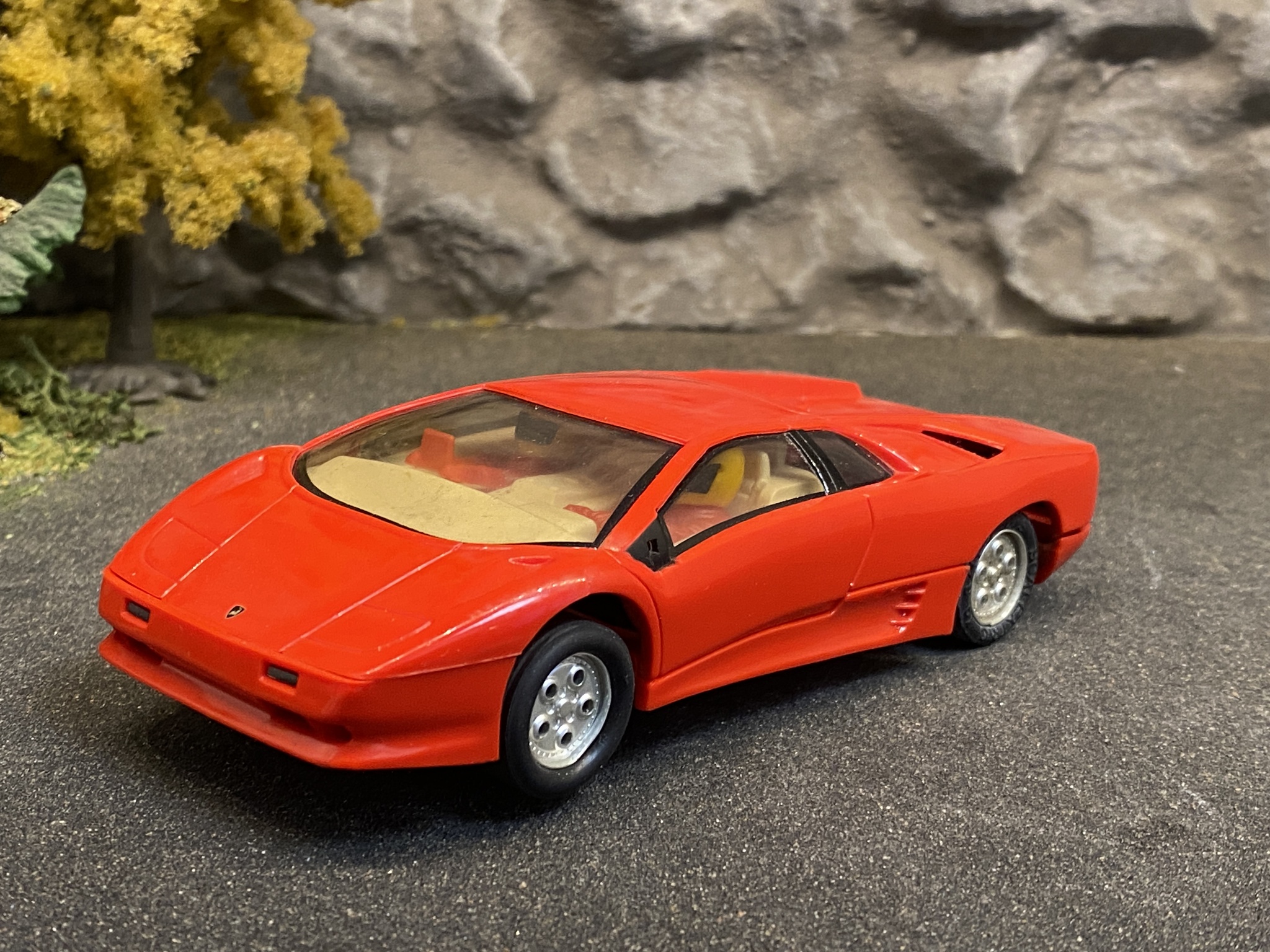 Skala 1/32 Begagnad/Used Analoge slotcar: Lamborghini Diablo, red fr Scalextric