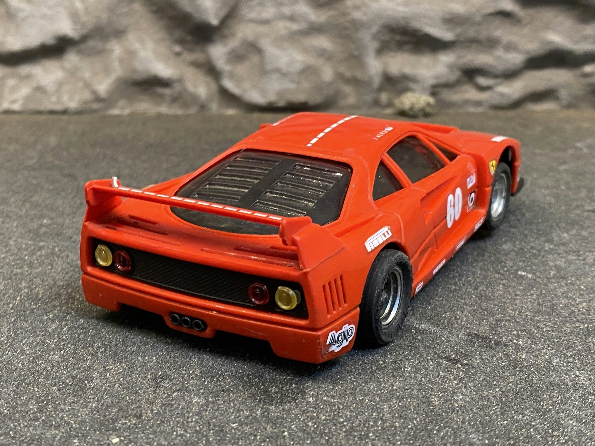 Skala 1/32 Begagnad/Used Analoge slotcar: Ferrari F-40, red fr SCX