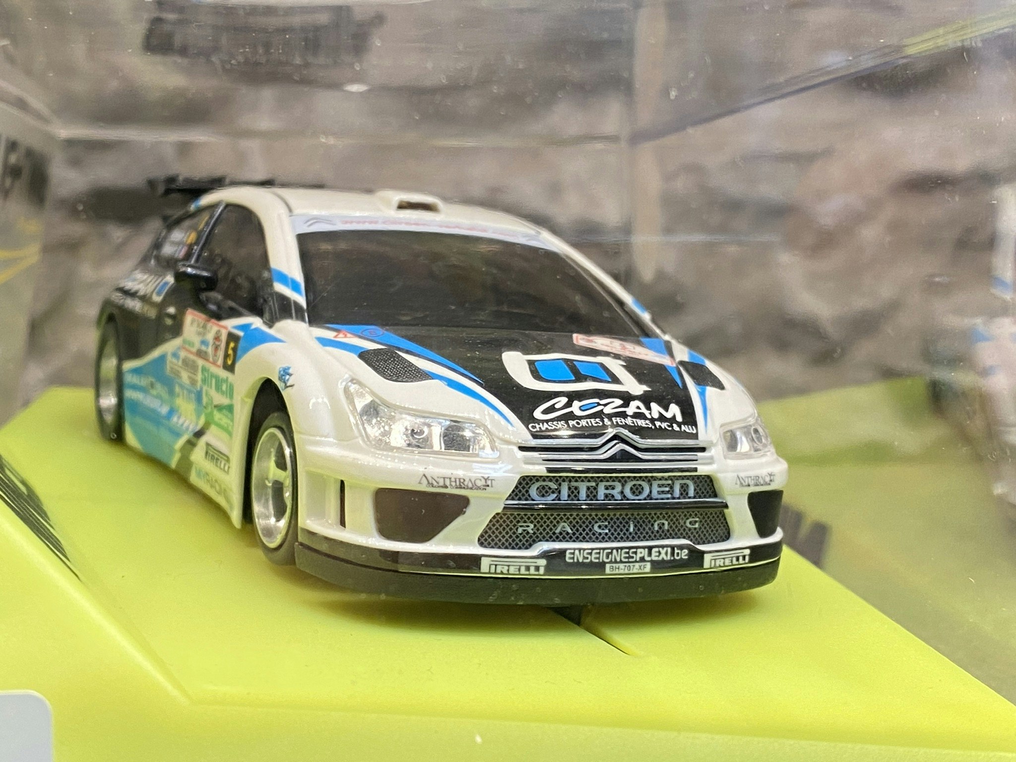 Skala 1/32 Analog Bil till Bilbana: Citroen C4 WRC - Cezam, Lightning fr NINCO