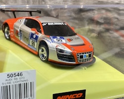 Skala 1/32 Analog Bil till Bilbana: AudiR8 GT3 S-Line, Lightning fr NINCO