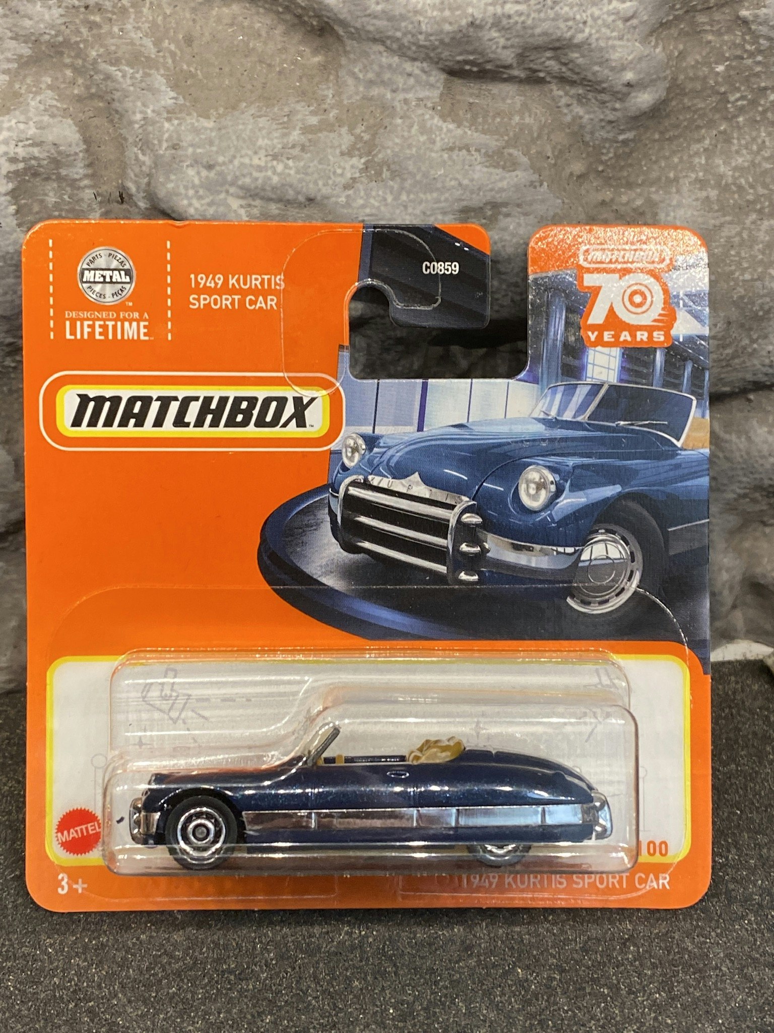 Skala 1/64 Matchbox - Kurtis Sport Car 1949', Blue