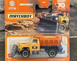 Skala 1/64 Matchbox - Plow Master 6000, Orange/Yellow