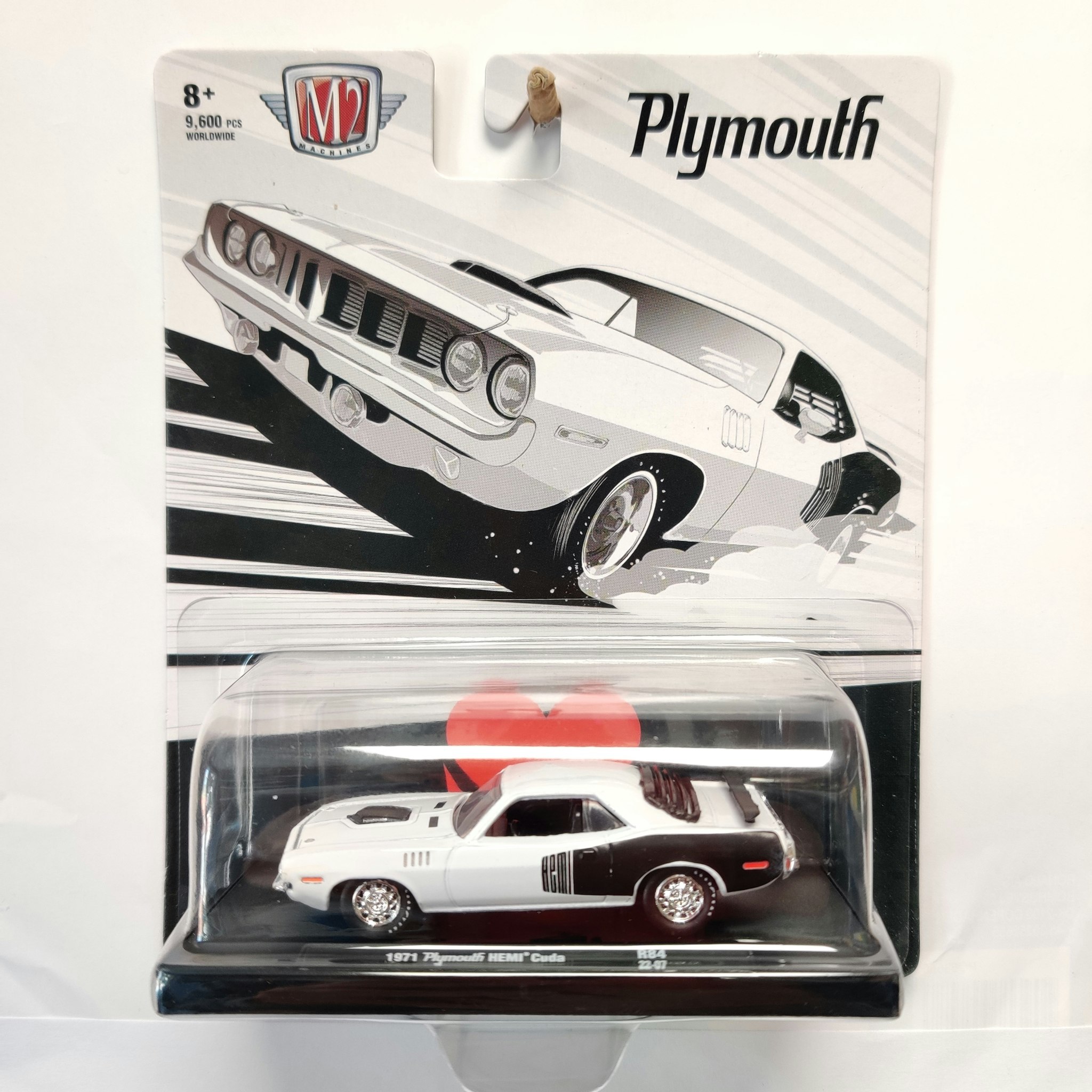 Skala 1/64 Plymouth HEMI Cuda 71 "Plymouth"' fr M2