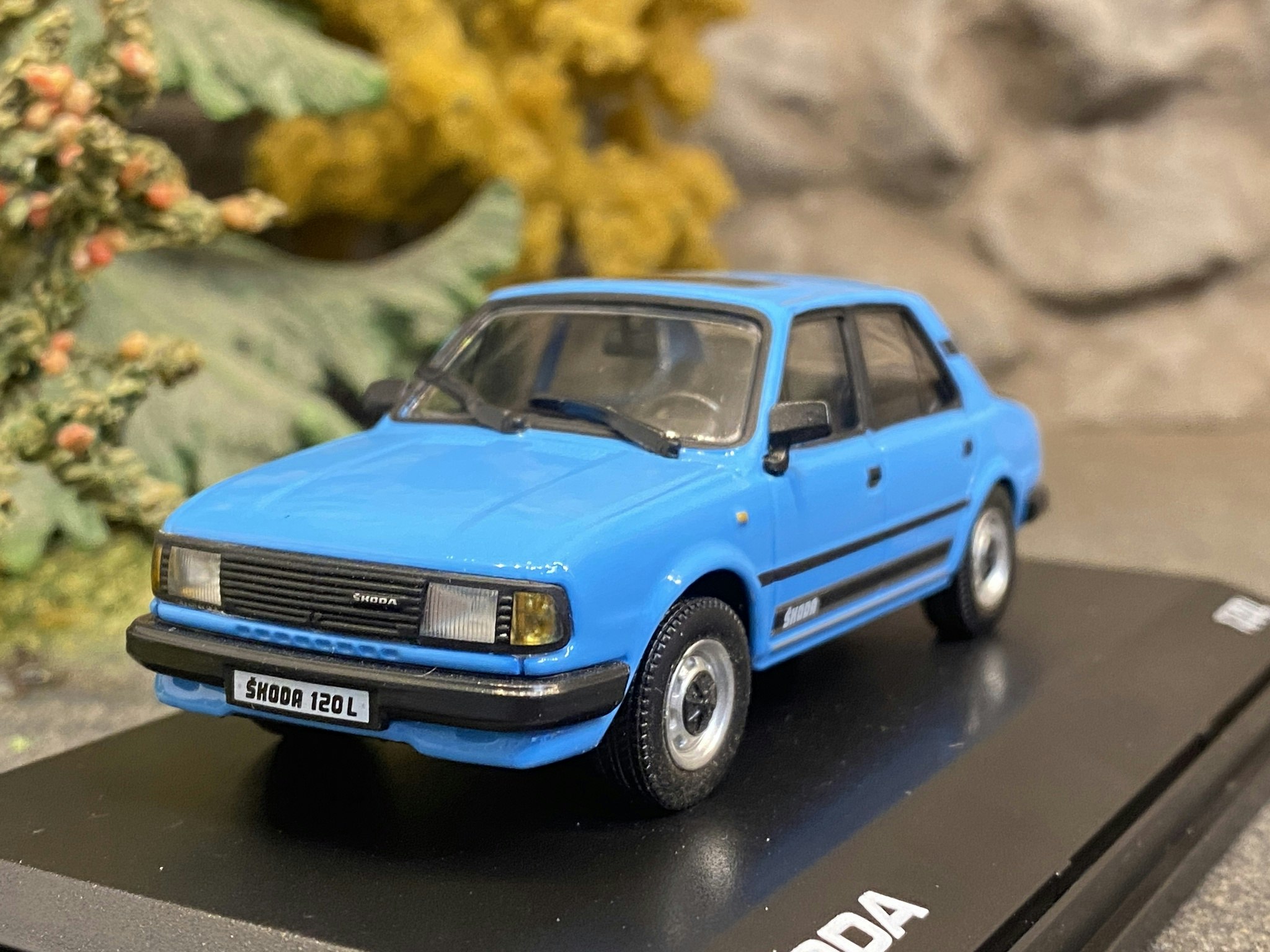 Skala 1/43 Škoda 120L, 1984', Modrá Blankytná fr Abrex