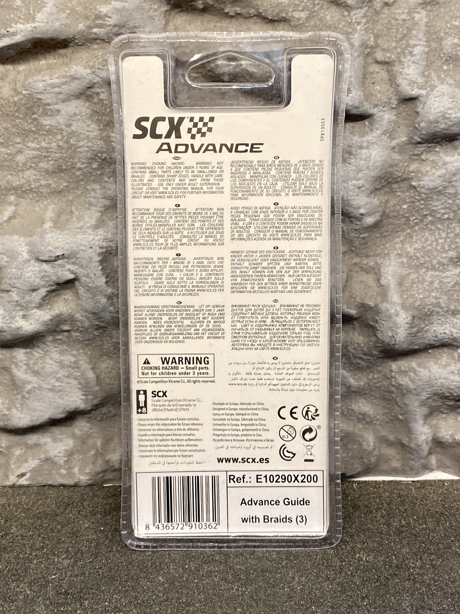Skala 1/24 Digital Accessories fr SCX Advance: 3 pcs Advance Guide with Braids