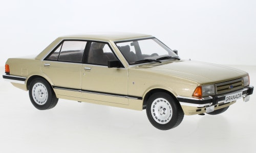 Skala 1/18 Ford Granada Mk II 2,8 Ghia, Beige met. fr MCG / Model Car Group