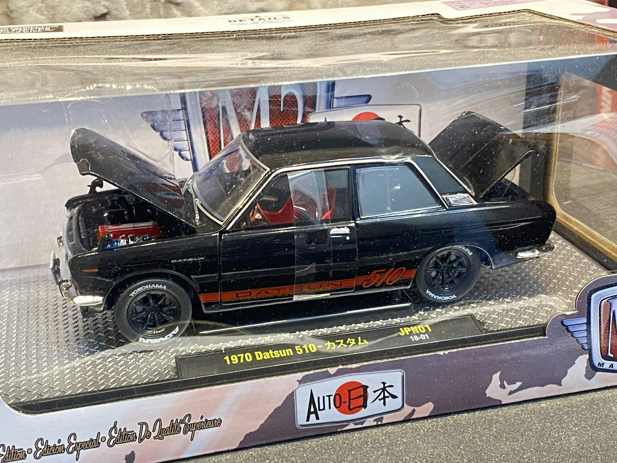 Skala 1/24 1970 Datsun 510 (JPN01) fr M2