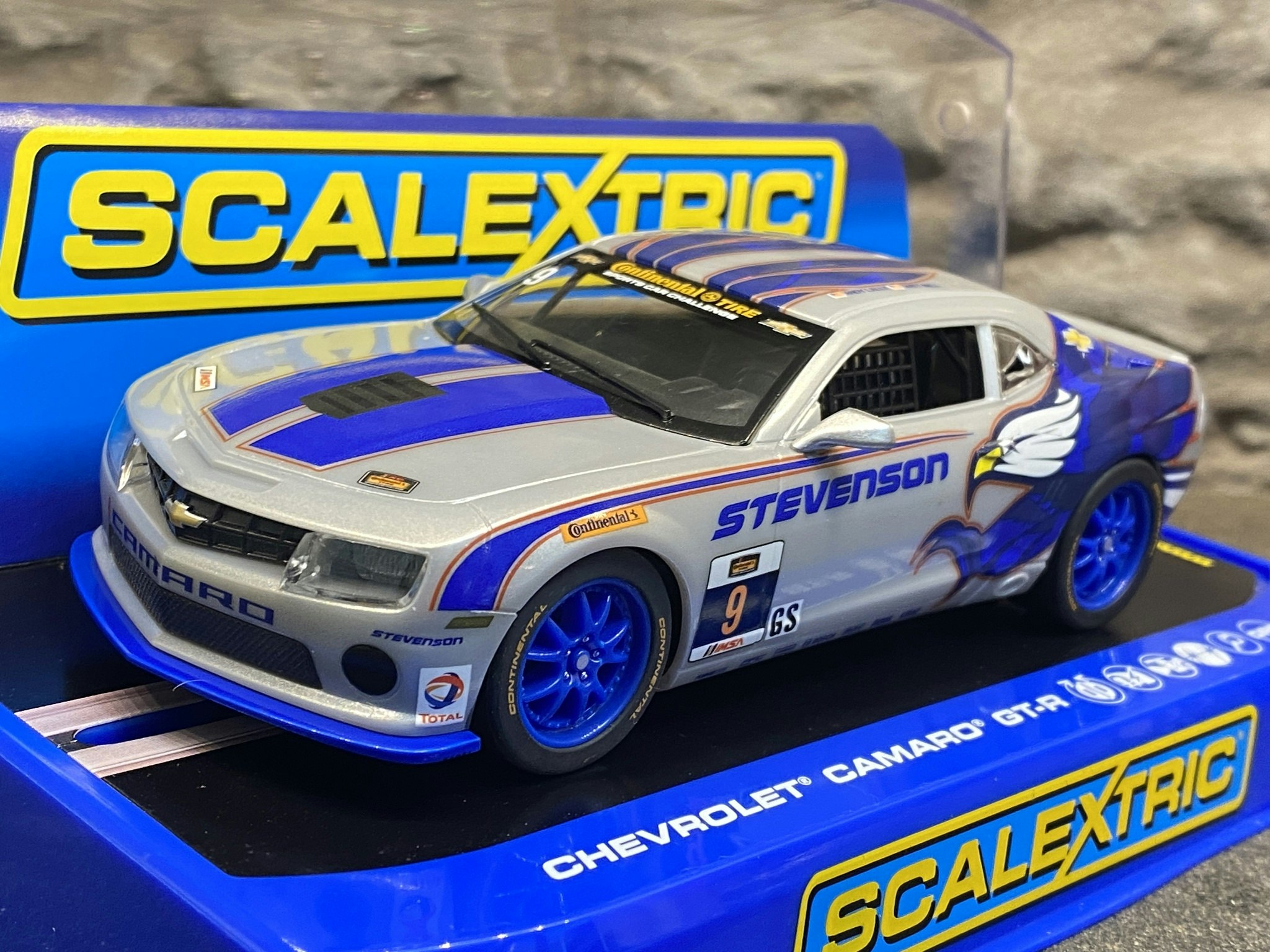 Skala 1/32 Analog Slotcar - Chevrolet Camaro GT-R Stevenson fr Scalextric
