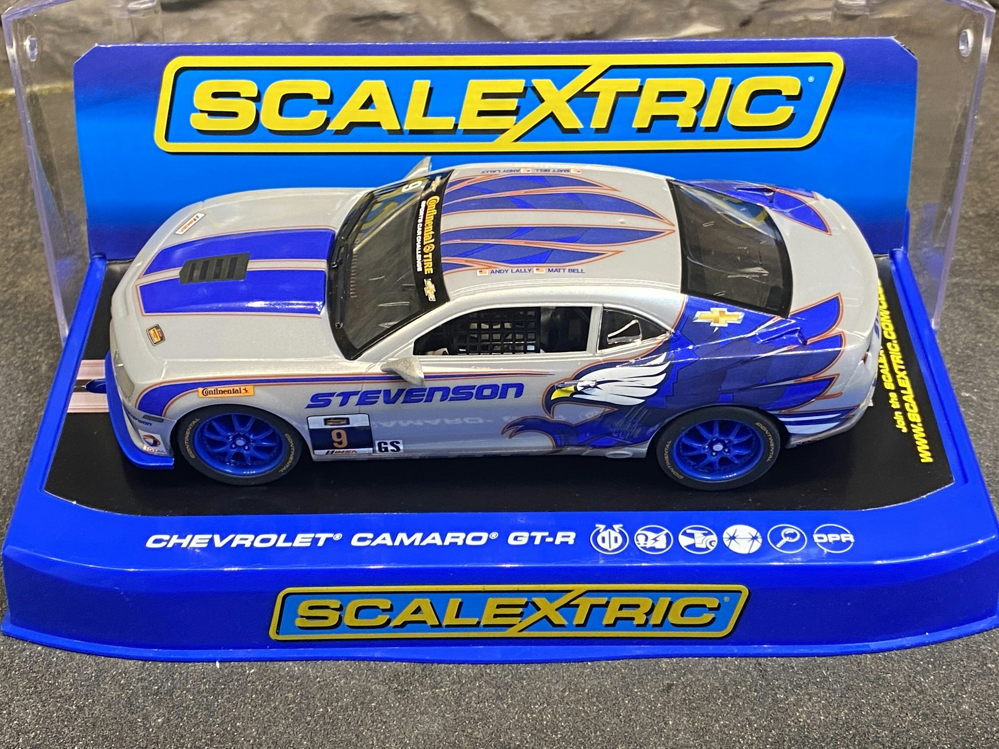 Skala 1/32 Analog Slotcar - Chevrolet Camaro GT-R Stevenson fr Scalextric