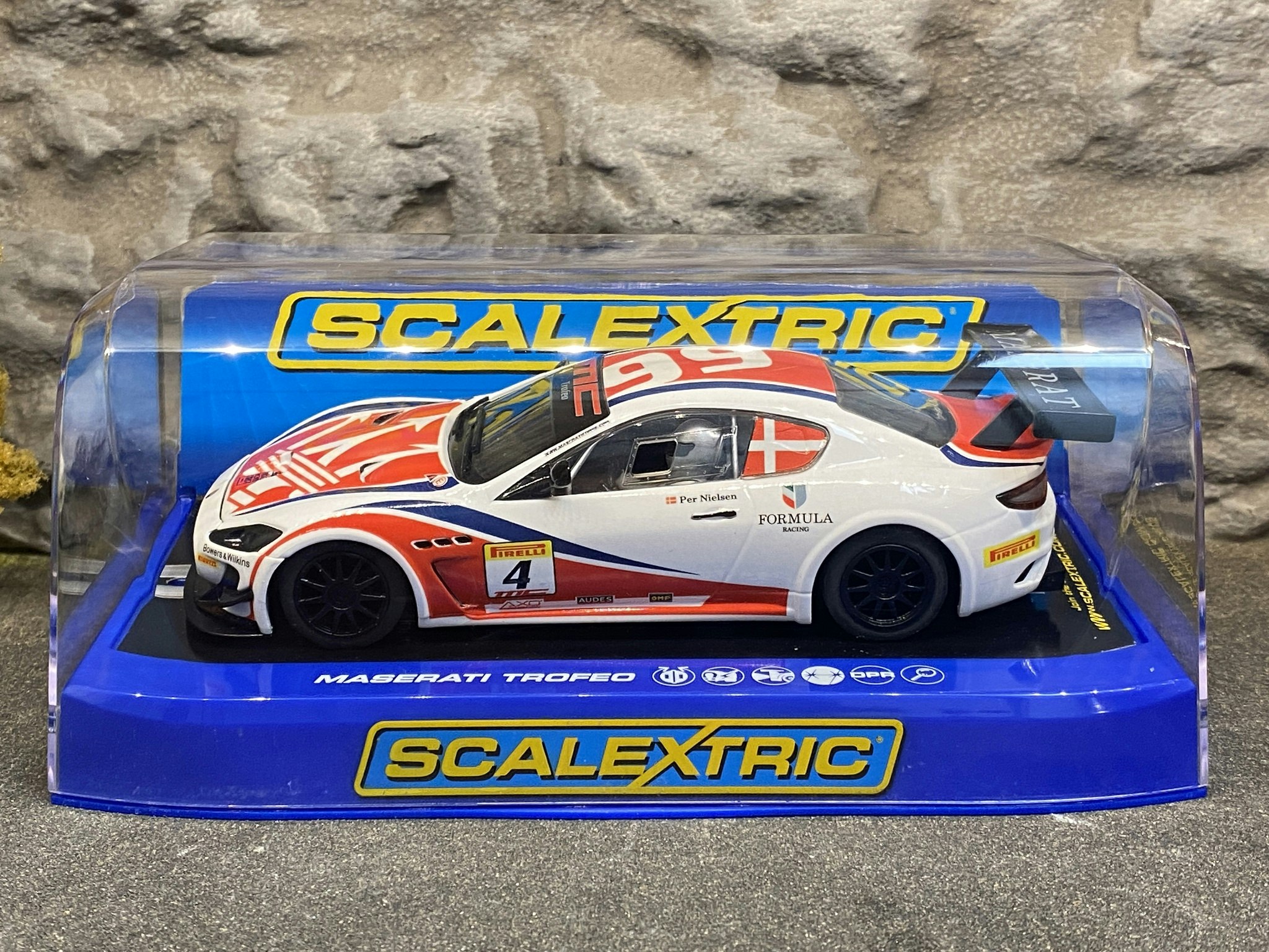 Skala 1/32 Analog Slotcar - Maserati Trofeo, Per Nielsen 13' fr Scalextric