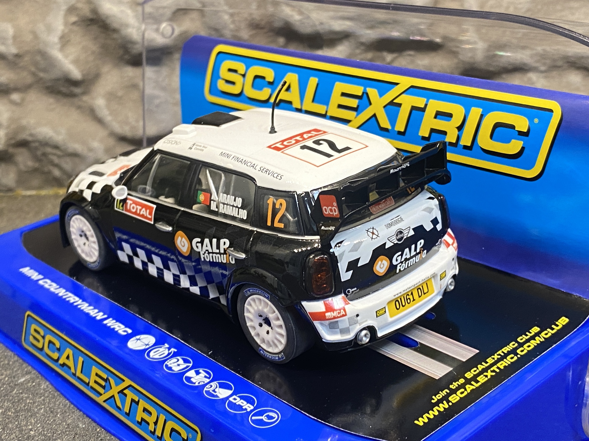 Skala 1/32 Analog Slotcar - Mini Countryman WRC, Rally Monte Carlo 12' fr Scalextric