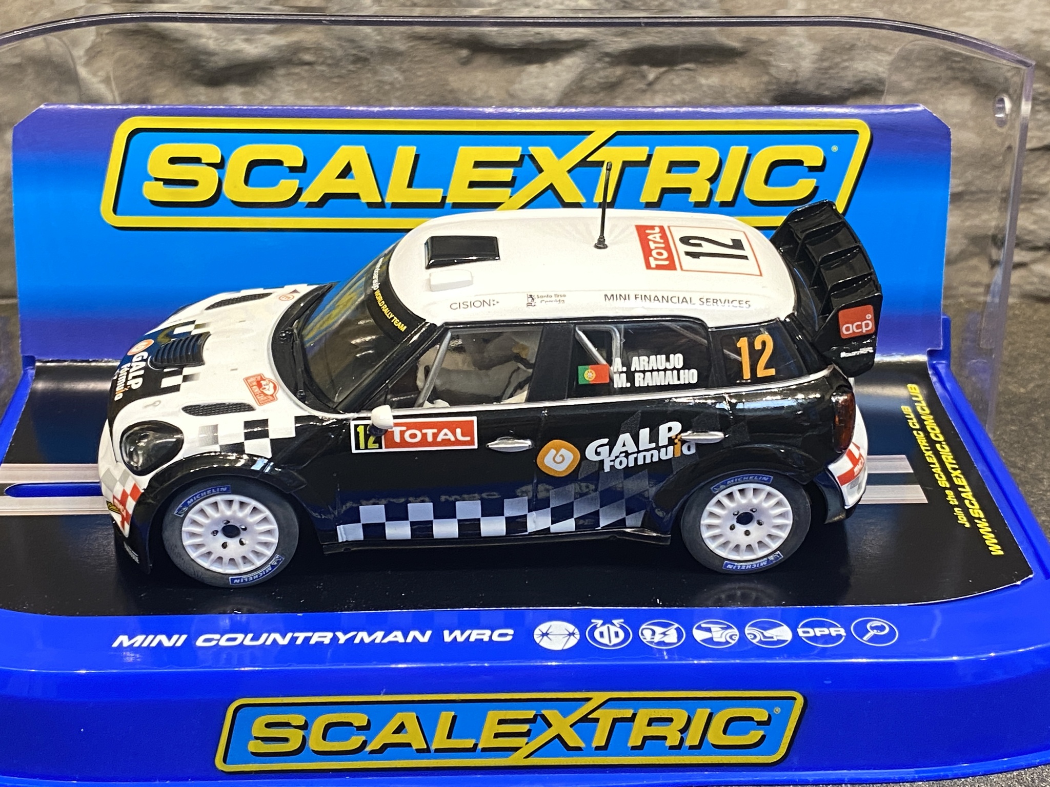 Skala 1/32 Analog Slotcar - Mini Countryman WRC, Rally Monte Carlo 12' fr Scalextric