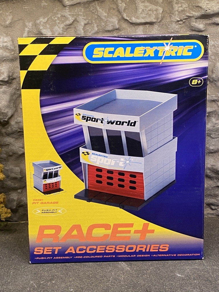 Skala 1/32 Scalextric Race + Set Accessories C8321 Pit Garage