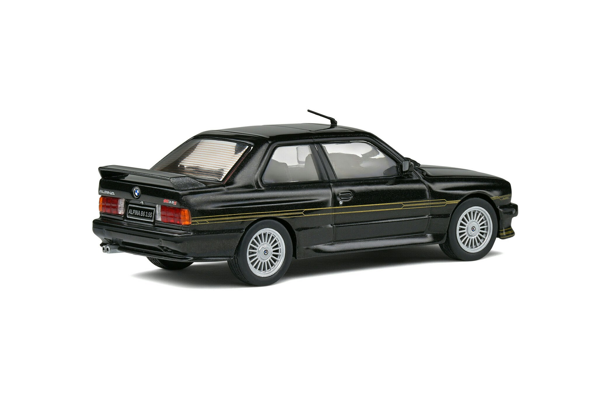 Skala 1/43 ALPINA (BMW) E30 B6 – Diamond Black – 1989' fr Solido
