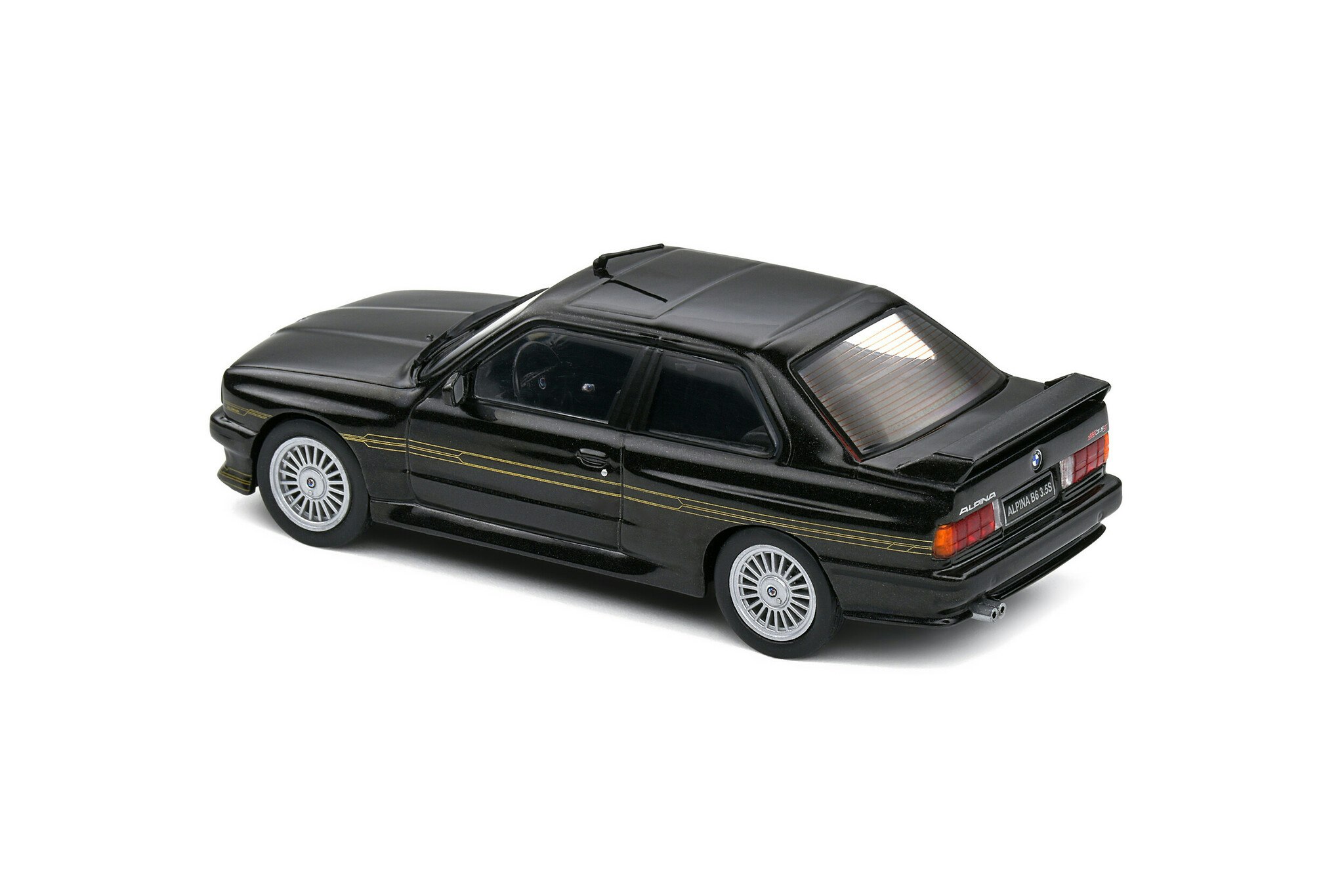 Skala 1/43 ALPINA (BMW) E30 B6 – Diamond Black – 1989' fr Solido