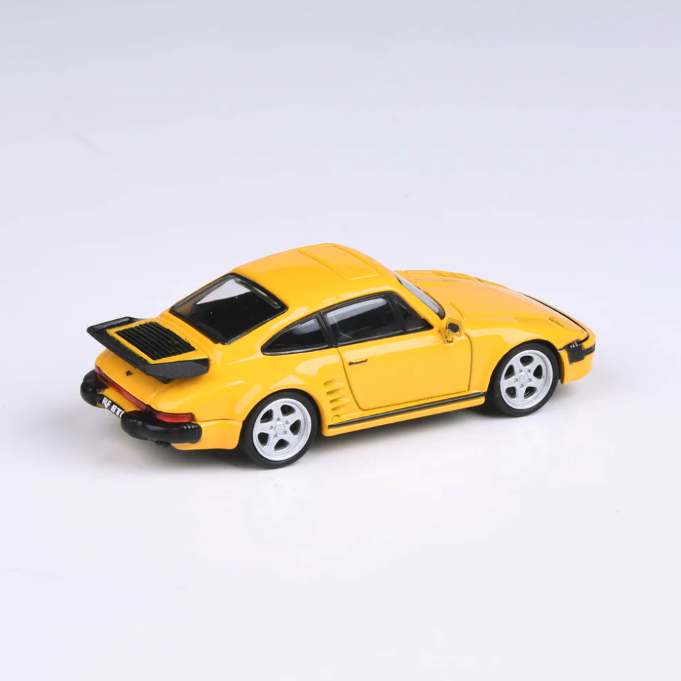 Skala 1/64 1986 RUF BTR (Porsche 911) Blossom Yellow, LHD fr Para 64