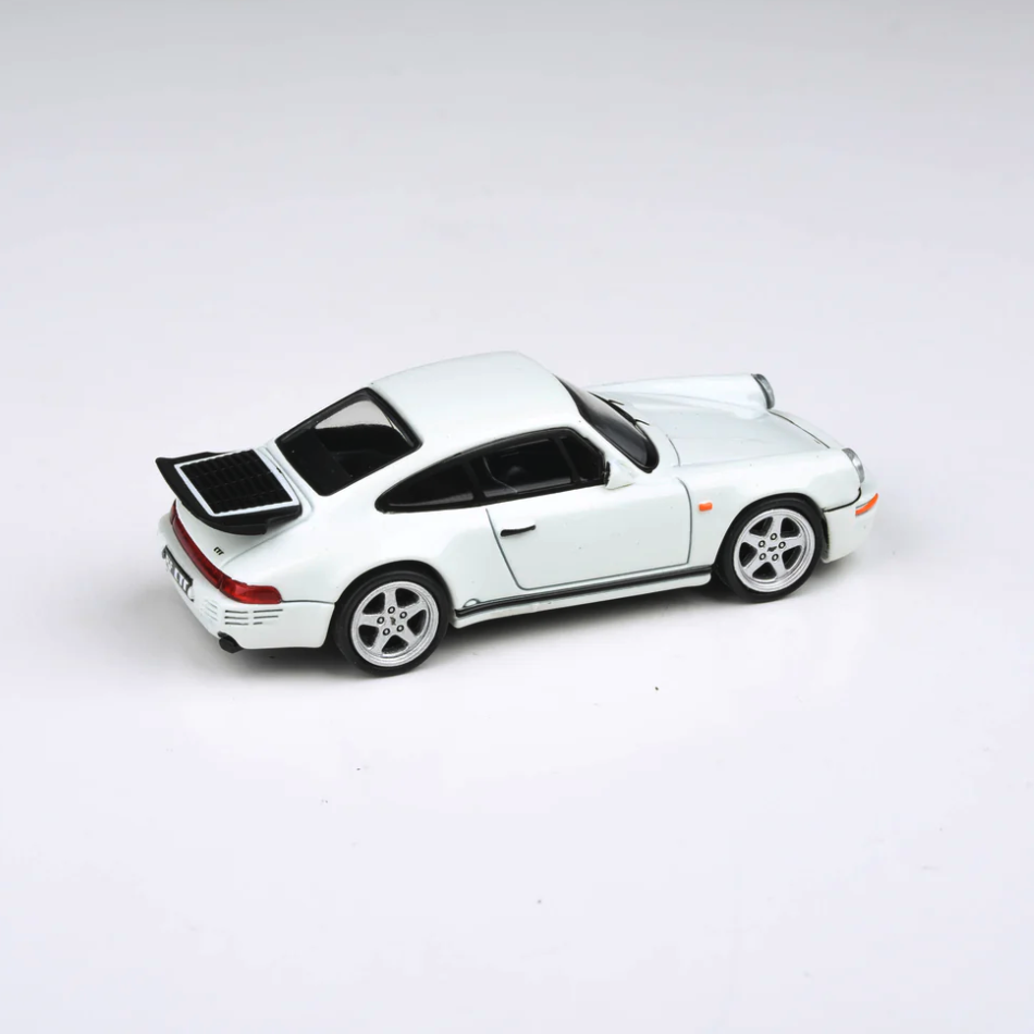 Skala 1/64 1987 RUF CTR (Porsche 911) Grand Prix White, LHD fr Para 64