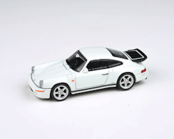 Skala 1/64 1987 RUF CTR (Porsche 911) Grand Prix White, LHD fr Para 64