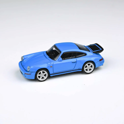 Skala 1/64 1987 RUF CTR (Porsche 911) Racing Blue, LHD fr Para 64