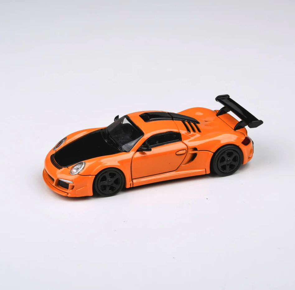 Skala 1/64 2012 RUF CTR3 Clubsport (Porsche) - Orange, LHD  fr Para64