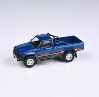 Skala 1/64 - 1984 Toyota Hilux Single Cab  Medium Blue fr Para64
