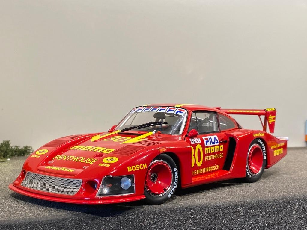 Skala 1/18 Porsche 935 Mobydick #30 Moretti 24h LeMans 81' fr Solido Competition