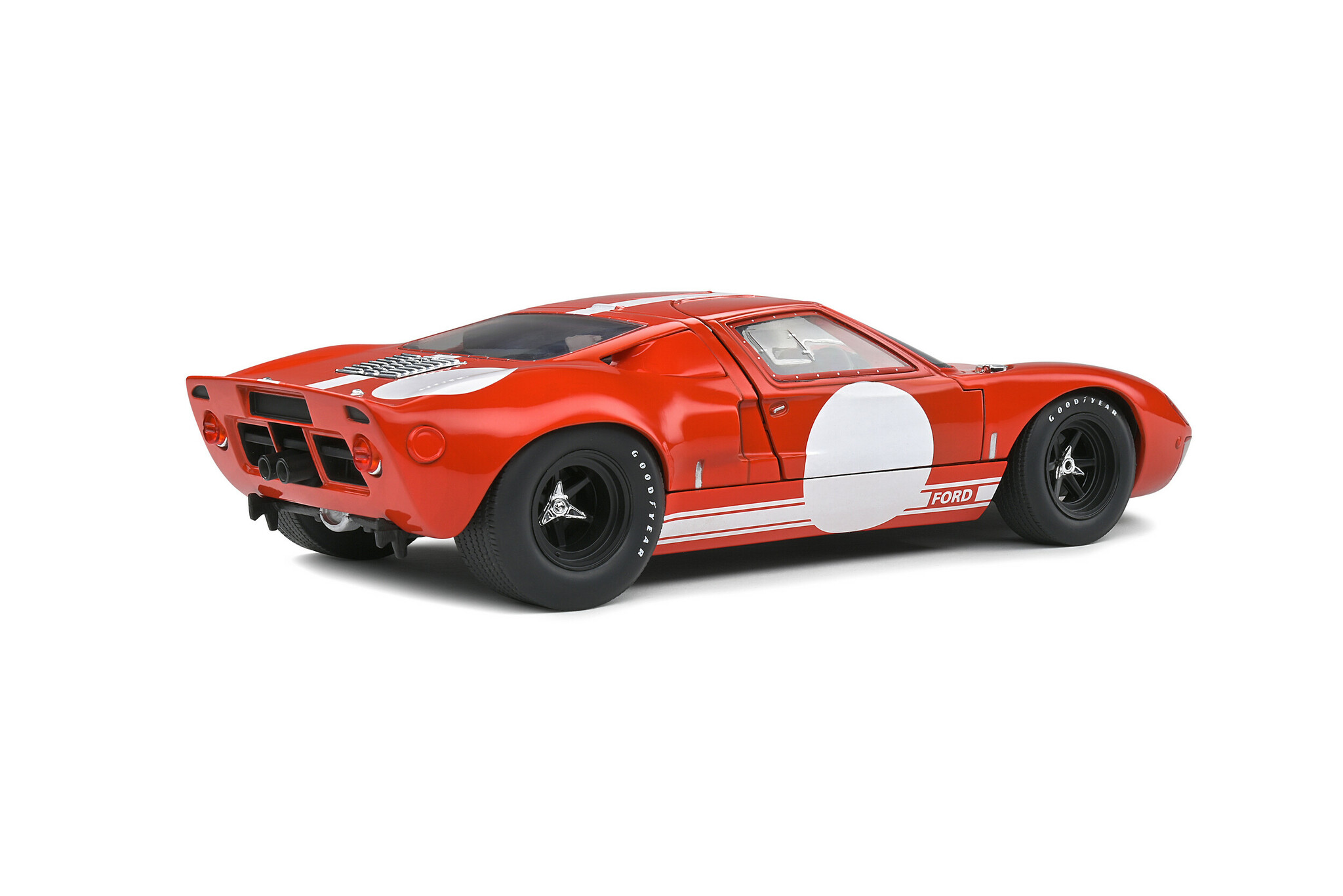 Skala 1/18 Ford GT40 Mk.1 – Red Racing – 1968 fr. SOLIDO