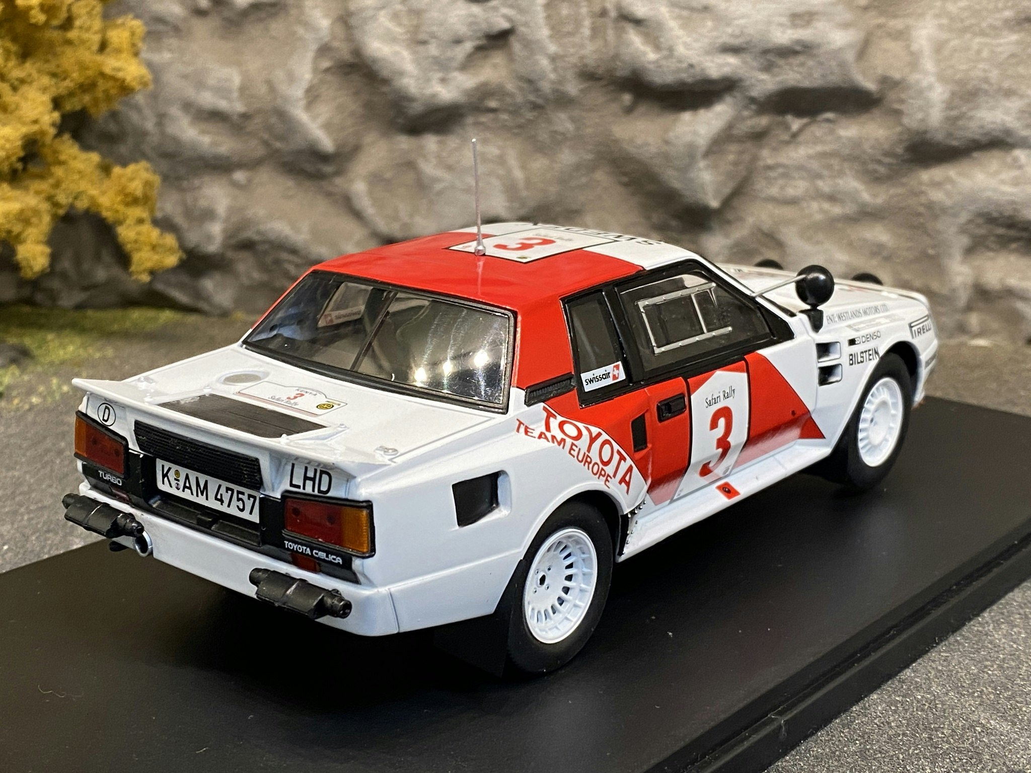 Skala 1/24 Toyota Celica Twincam Turbo #3 B.Waldegård/H.Thorszelius fr IXO Models