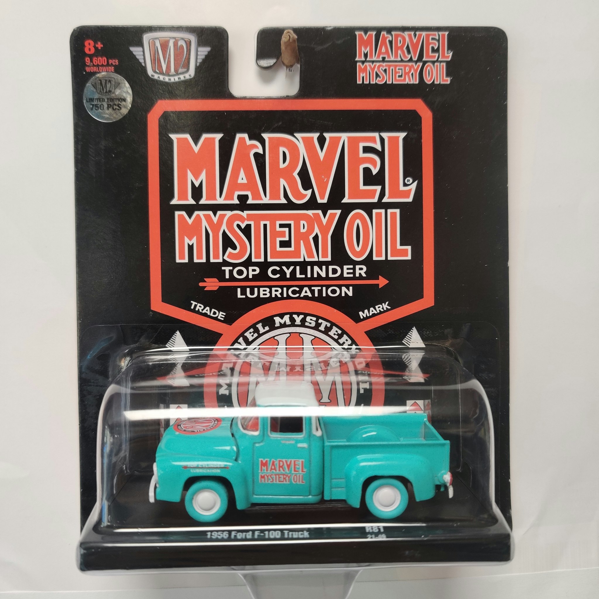 Skala 1/64 Ford F-100 Truck 56' "Marvel Mystery Oil" fr M2