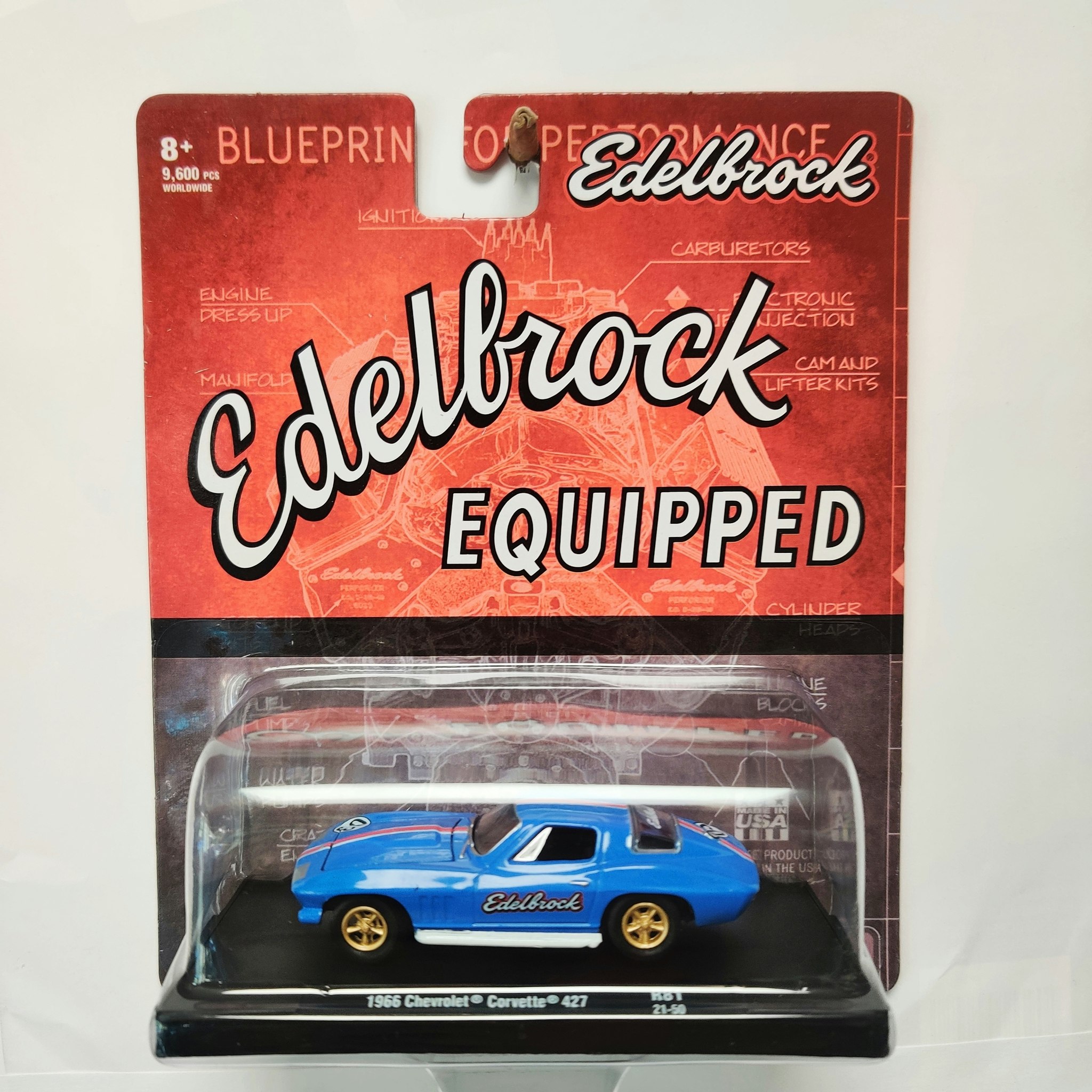 Skala 1/64 Chevrolet Corvette 427 66' "EdelBrock" fr M2