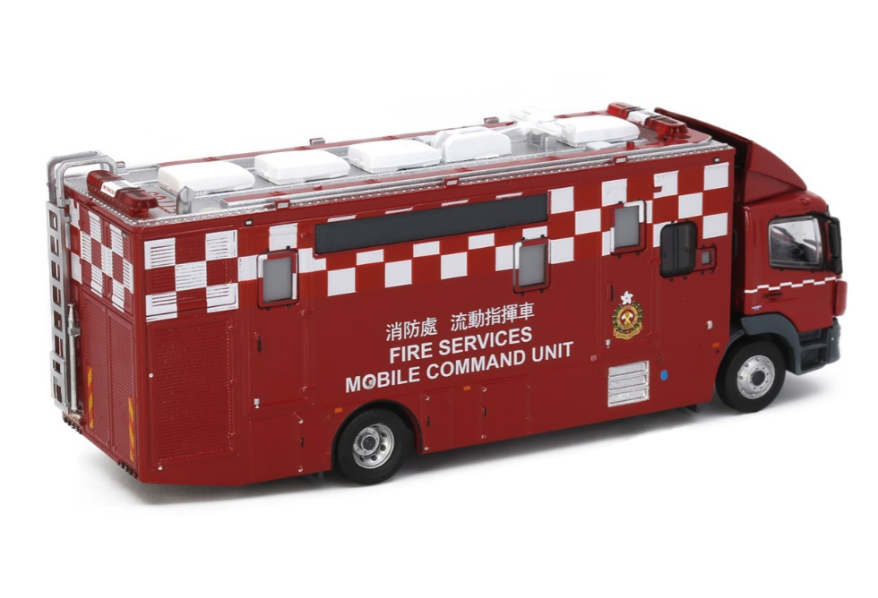 Skala 1/64 Mercedes-Benz Atego Fire Services (Mobile Command Unit) (F7703) fr Tiny Toys