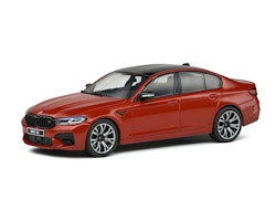 Skala 1/43 BMW M5 (F90) COMPETITION, Red w black roof fr Solido