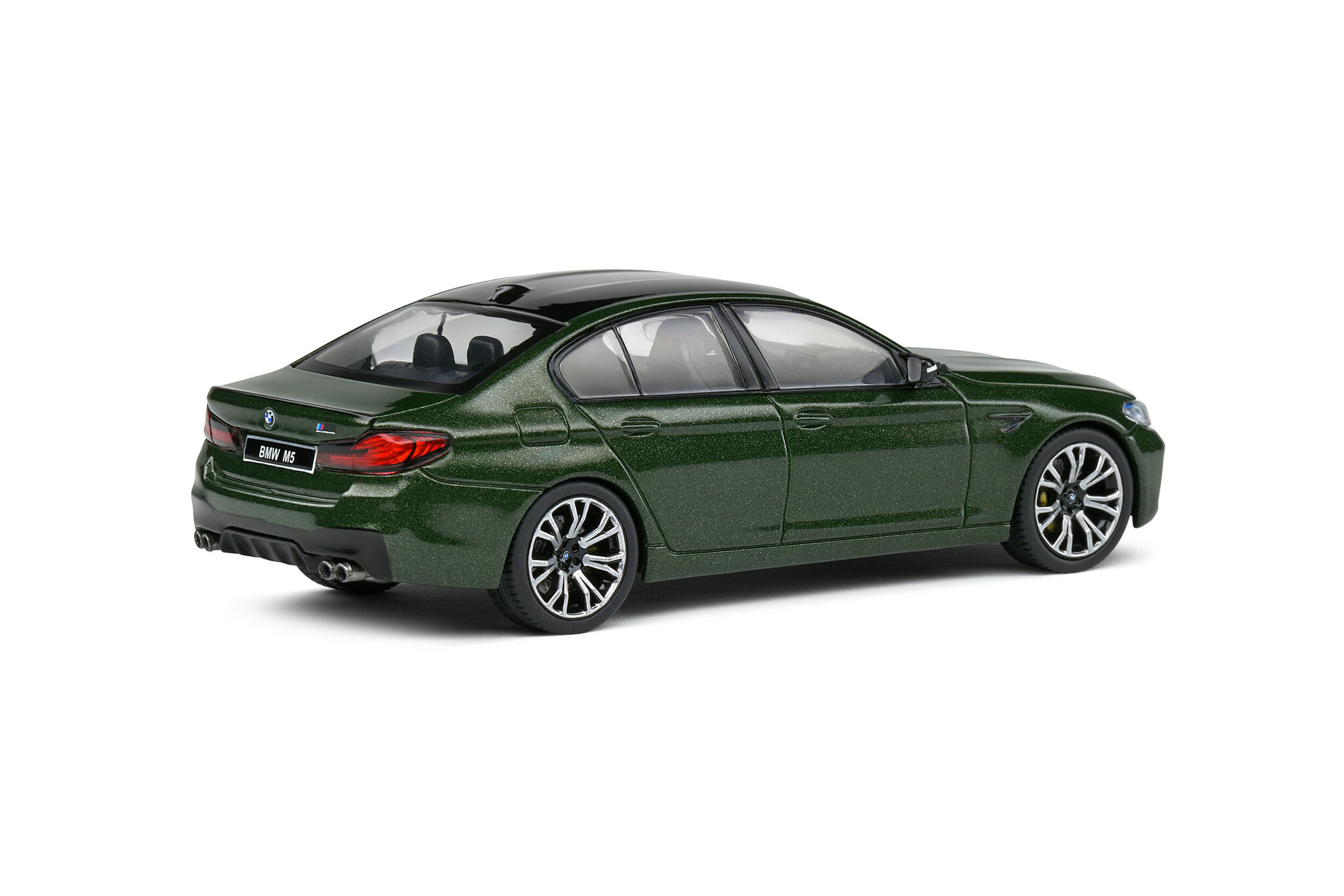 Skala 1/43 BMW M5 (F90) COMPETITION, Green w black roof fr Solido