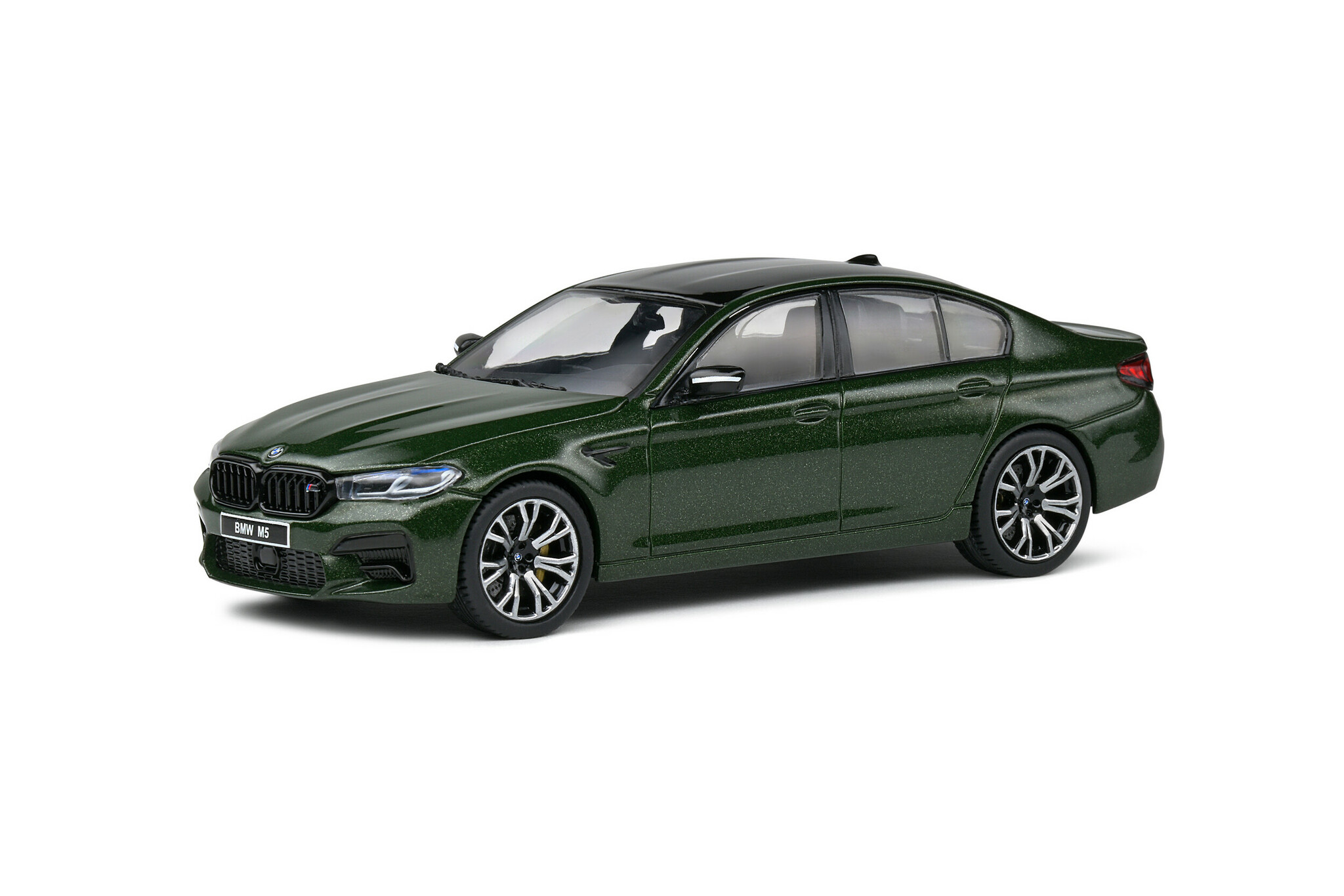 Skala 1/43 BMW M5 (F90) COMPETITION, Green w black roof fr Solido
