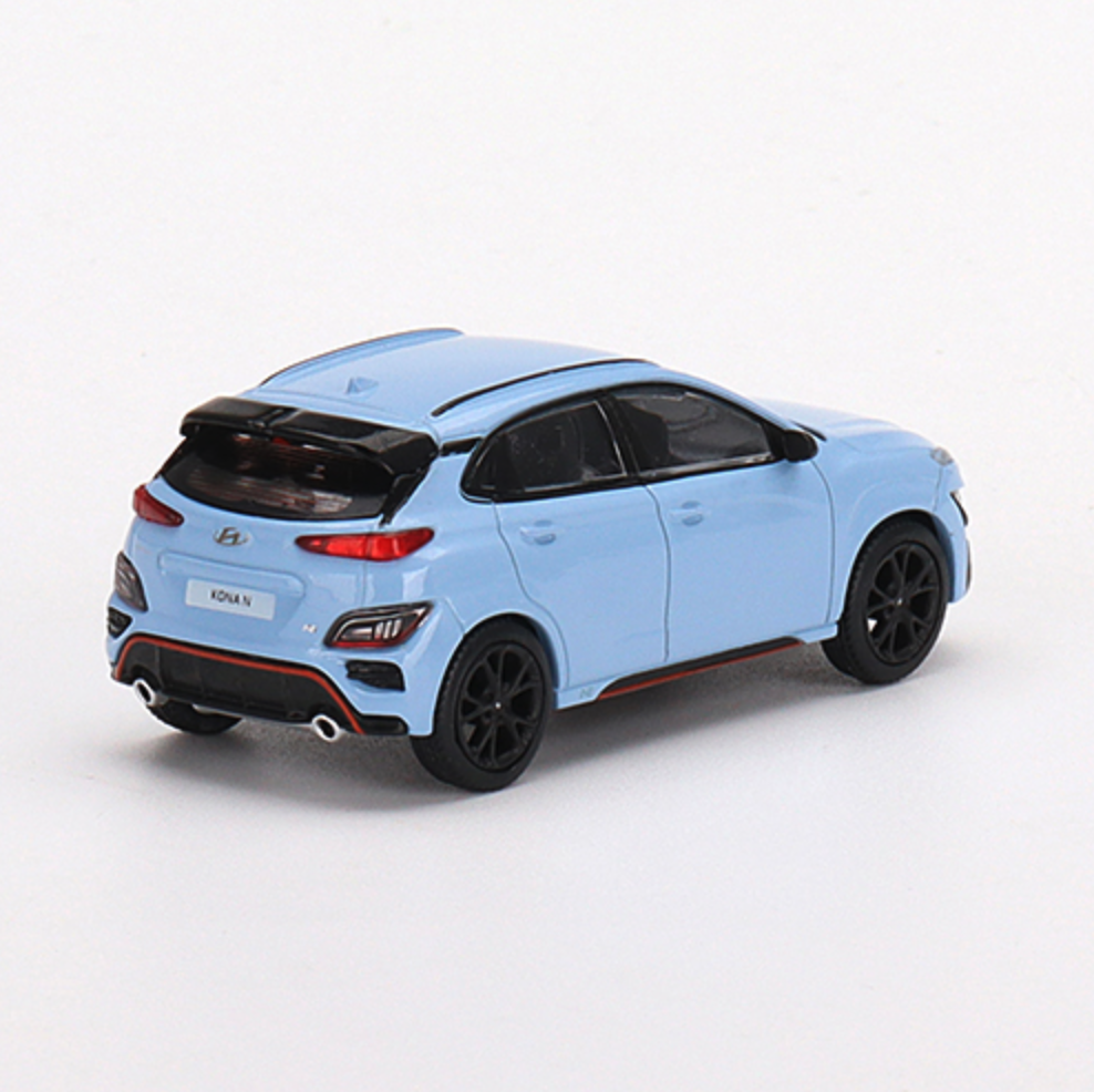 Skala 1/64 - Hyundai KONA N, performance Blue fr MINI GT