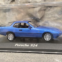 Skala 1/43 - PORSCHE 924 – 1984 – BLUE METALLIC fr Maxichamps