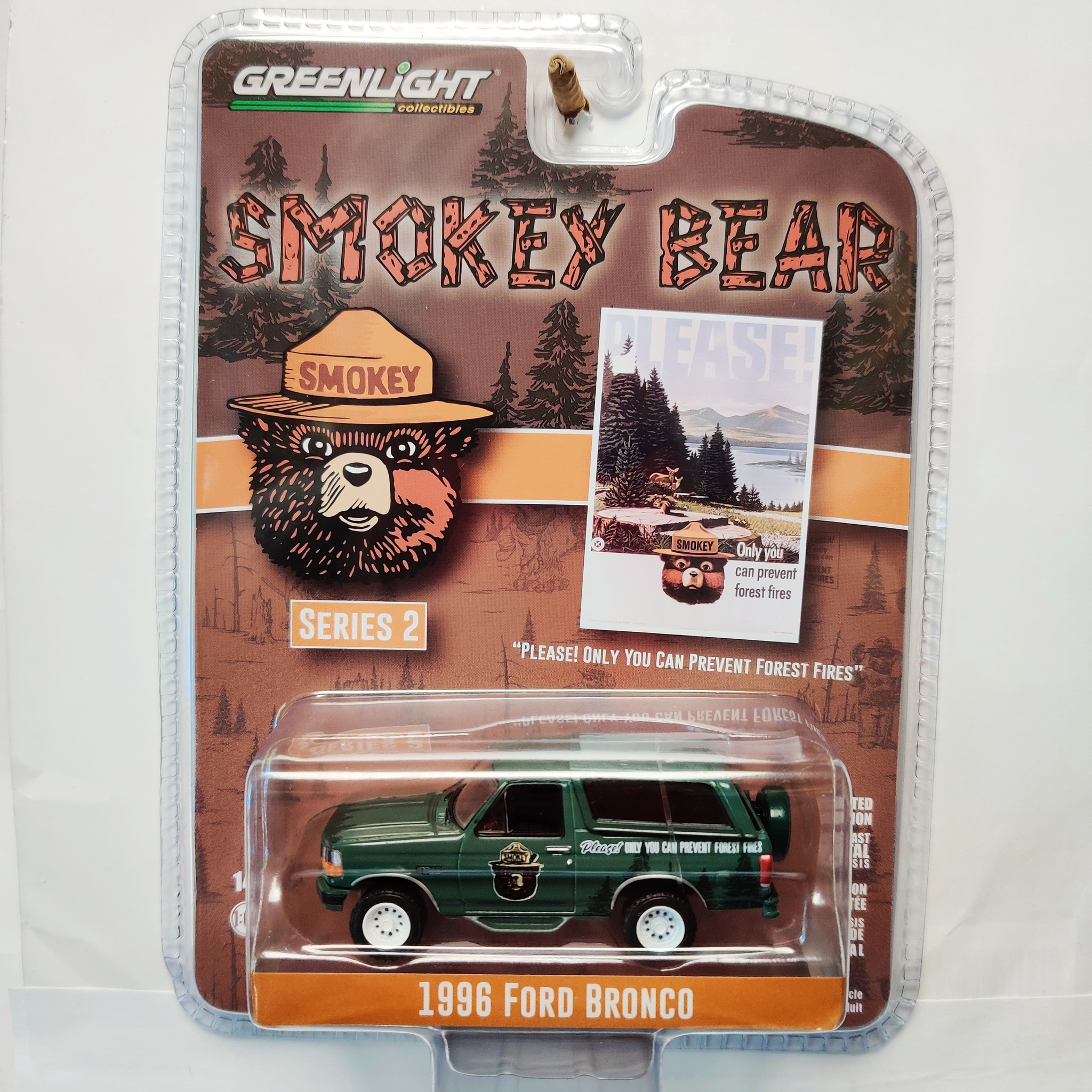 Skala 1/64 - Ford Bronco 96' "Smokey Bear" Ser.2 fr GreenLight