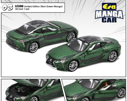 Skala 1/64 Lexus LC500 (Nori Green Manga) fr ERA CAR