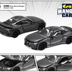 Skala 1/64 Lexus LC500 (Dark Black Manga) fr ERA CAR